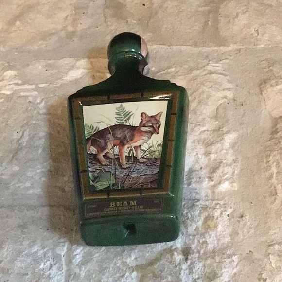🦌 Vintage Fox Jim Beam Whiskey Bourbon Bottle Collectible 🦌 - Picture 4 of 5